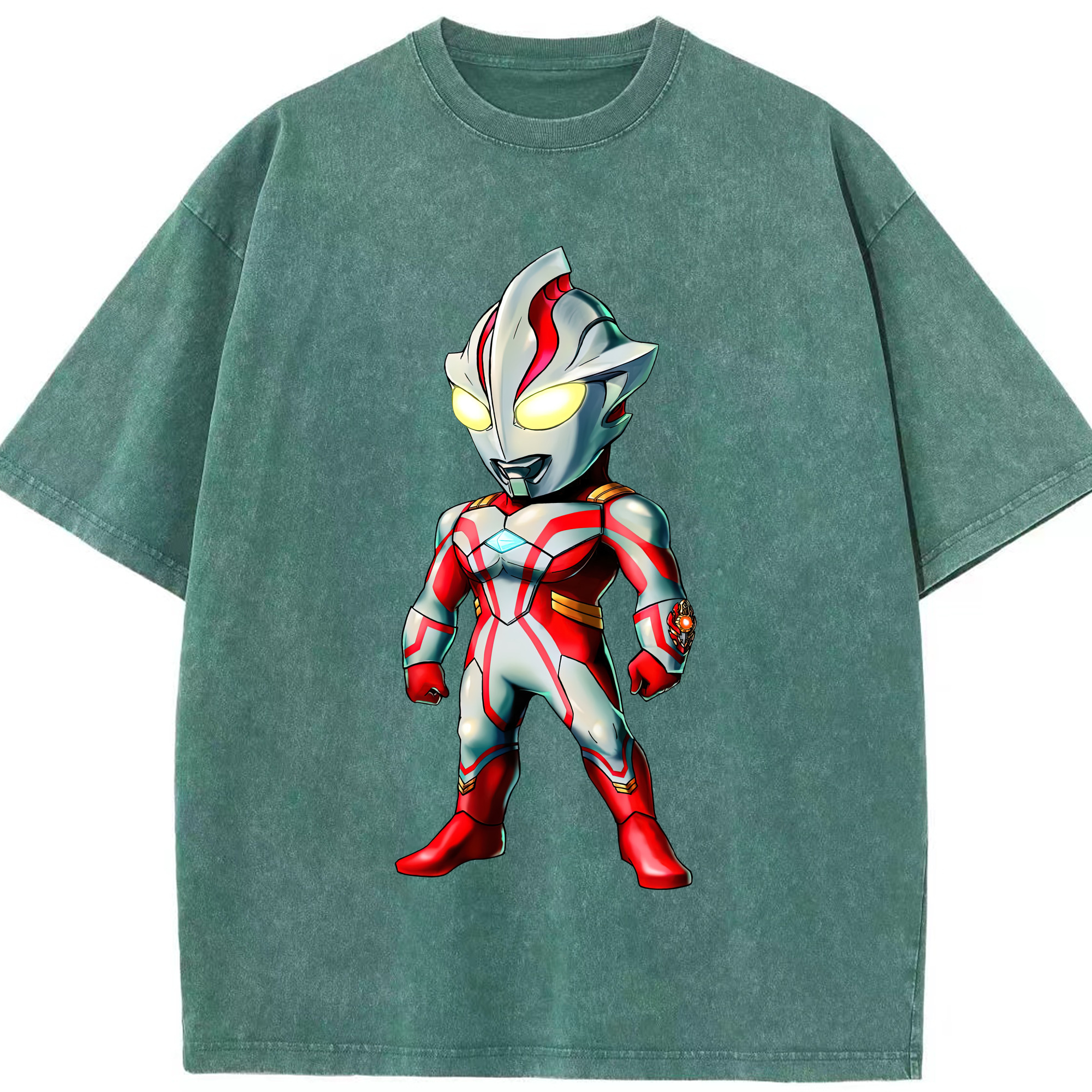 （画像用） ウルトラマン Ultraman 綿100% ヴィンテージ風 半袖Tシャツ（フロントプリント）